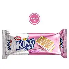 King Strawberry Triple Decker Cake 33G